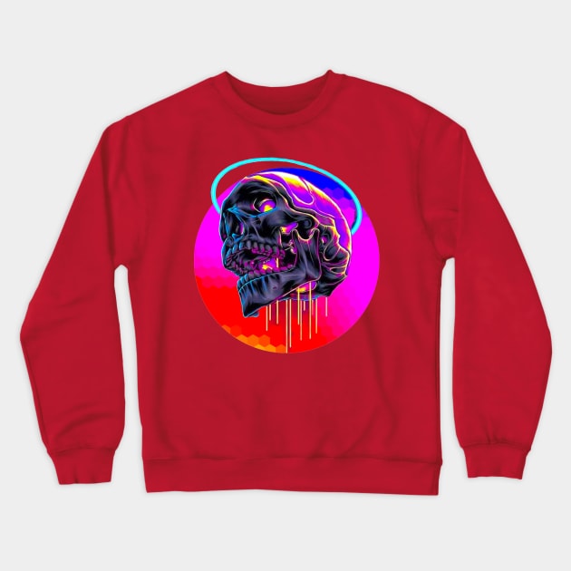 Colorful Skull Crewneck Sweatshirt by CazzyShop